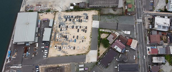 アプリバー：上空からの工場立地